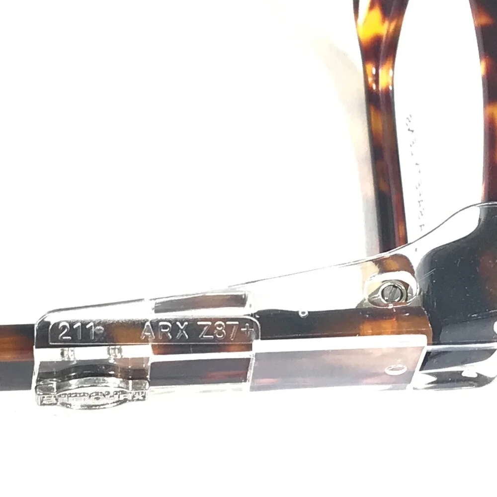 Armour Safety Eyeglasses Frames 7001P DA Tortoise Side Shields Z87-2+ 50-16-140